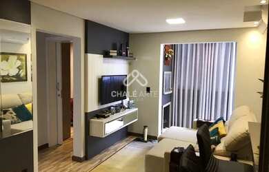 Imagem: O apartamento possui 2 Dormitórios, 1 Banheiro, 1 Vaga na garagem