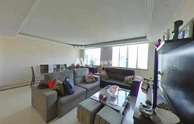 Imagem: O apartamento na cobertura possui 4 Dormitórios, 5 Banheiros