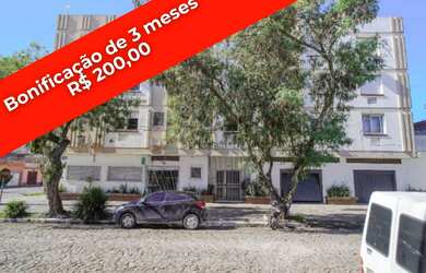 Imagem: O apartamento possui 2 Dormitórios, 1 Banheiro, 1 Vaga na garagem