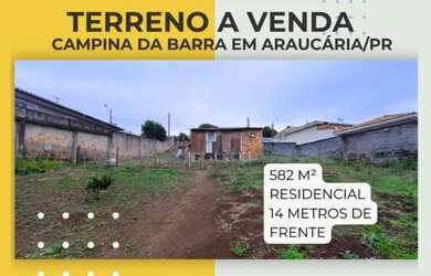 Imagem: O terreno possui 582m² de Área e está localizado em Campina