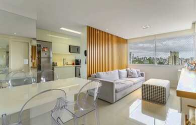 Imagem: O apartamento para alugar possui 1 Dormitório, 2 Banheiros