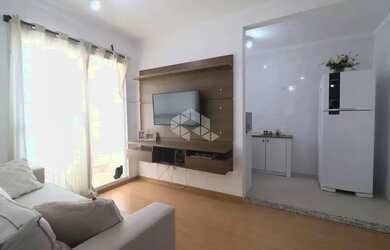 Imagem: O apartamento possui 2 Dormitórios, 1 Banheiro, 1 Vaga na garagem