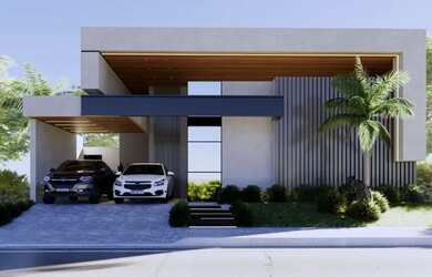 Imagem: A casa em condomínio possui 3 Dormitórios, 5 Banheiros, 4