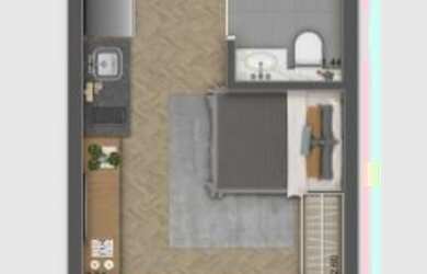 Imagem 2: Studio de 25 m² por R$ 383.900 no Campo Belo - São Paulo