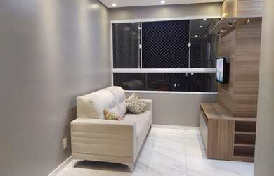 Imagem: O apartamento possui 2 Dormitórios, 1 Banheiro, 1 Vaga na garagem