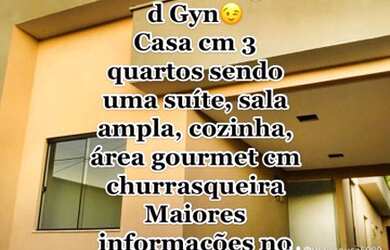 Imagem 1: CASA LINDÍSSIMA NO RESIDENCIAL ITAIPU GOIÂNIA Go
