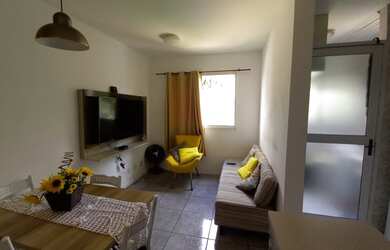 Imagem: O apartamento possui 2 Dormitórios, 1 Banheiro, 1 Vaga na garagem