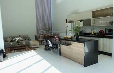 Imagem: A casa em condomínio possui 3 Dormitórios, 5 Banheiros, 4