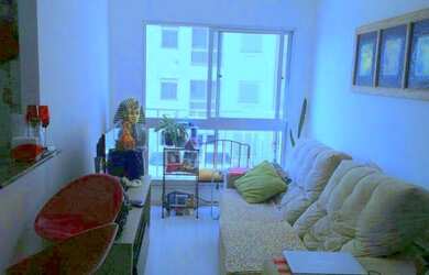 Imagem: O apartamento possui 2 Dormitórios, 1 Banheiro, 1 Vaga na garagem