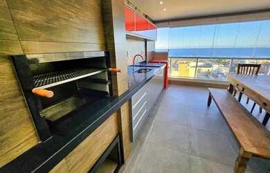 Imagem 9: LINDO APTO C/ AMPLO TERRAÇO GOURMET E VISTA MARAVILHOSA DA PRAIA DA ENSEADA