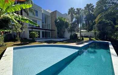 Imagem: A casa em condomínio possui 5 Dormitórios, 5 Banheiros, 5