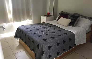 Imagem: O apartamento na cobertura possui 3 Dormitórios, 2 Banheiros