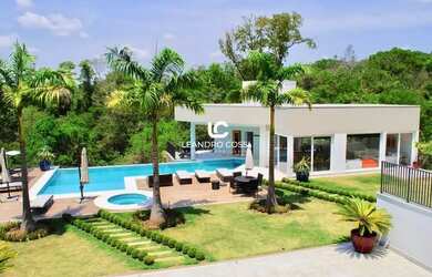 Imagem 2: Mansão com 9 suítes, 6 salas e piscina no Condomínio Fazenda Vila Real...