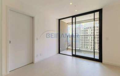 Imagem: O apartamento possui 1 Dormitório, 1 Banheiro, 1 Vaga na garagem