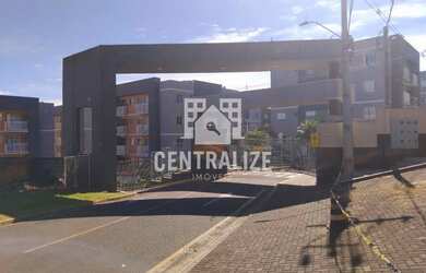 Imagem: O apartamento possui 2 Dormitórios, 1 Banheiro, 1 Vaga na garagem