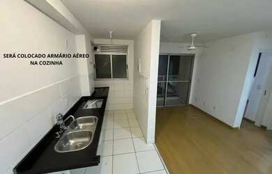 Imagem: O apartamento possui 2 Dormitórios, 1 Banheiro, 1 Vaga na garagem