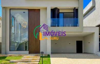 Imagem: A casa em condomínio possui 4 Dormitórios, 4 Banheiros, 4