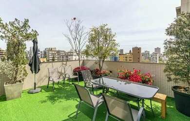 Imagem: O apartamento na cobertura possui 2 Dormitórios, 4 Banheiros