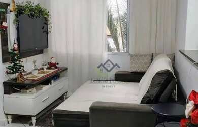 Imagem: O apartamento possui 2 Dormitórios, 1 Banheiro, 1 Vaga na garagem