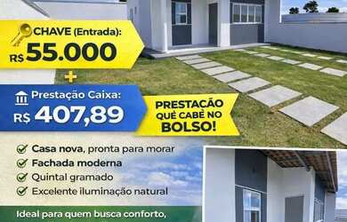 Imagem: A casa possui 2 Dormitórios, 1 Banheiro, 50m² de Área, Imóvel