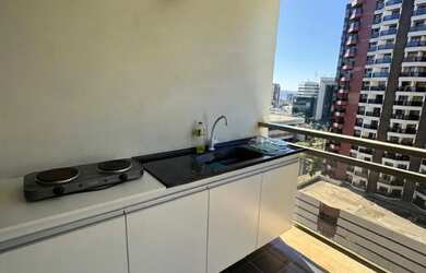 Imagem: A pousada chalé possui 1 Dormitório, Acomodam 3 pessoas, 1