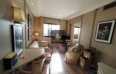 Imagem: O studio possui 1 Dormitório, 1 Banheiro, 1 Vaga na garagem