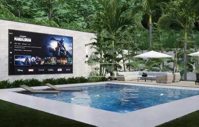 Imagem: A casa em condomínio possui 5 Dormitórios, 5 Banheiros, 1.030m²