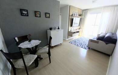 Imagem: O apartamento possui 2 Dormitórios, 1 Banheiro, 1 Vaga na garagem