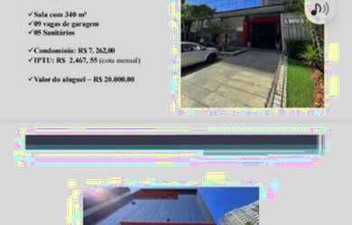 Imagem: O depósito possui 5 Vagas na garagem, 340m² de Área e está