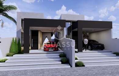 Imagem: A casa possui 1 Dormitório, 1 Banheiro, 1 Vaga na garagem