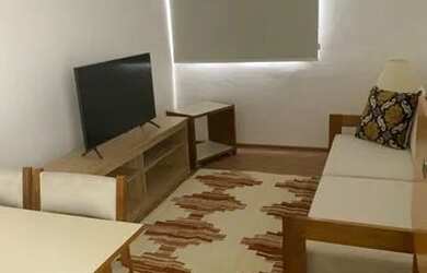 Imagem: O apartamento possui 1 Dormitório, 1 Banheiro, 1 Vaga na garagem