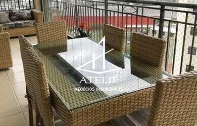 Imagem: O apartamento possui 3 Dormitórios, 5 Banheiros, 3 Vagas na