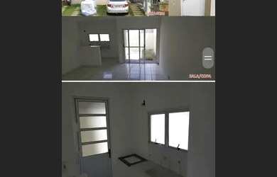 Imagem: A casa em condomínio possui 3 Dormitórios, 2 Banheiros, 2