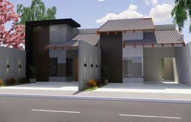 Imagem: A casa possui 3 Dormitórios, 3 Banheiros, 3 Vagas na garagem