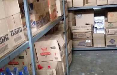 Imagem: O depósito possui 400m² de Área e está localizado em Vila