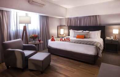 Imagem: O studio possui 1 Dormitório, 1 Banheiro, 1 Vaga na garagem