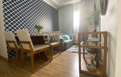 Imagem: O apartamento possui 2 Dormitórios, 1 Banheiro, 1 Vaga na garagem