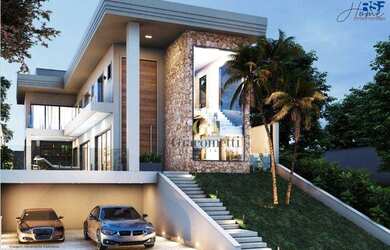 Imagem 1: Casa com 4 dormitórios à venda, 427 m² por R$ 4.000.000 - Alphaville - Santana de Parnaíba