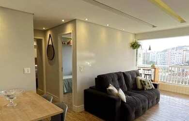 Imagem: O apartamento possui 2 Dormitórios, 2 Banheiros, 1 Vaga na