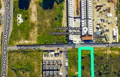 Imagem: O terreno possui 5.000m² de Área e está localizado em Parque