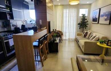 Imagem: O apartamento possui 2 Dormitórios, 1 Banheiro, 1 Vaga na garagem