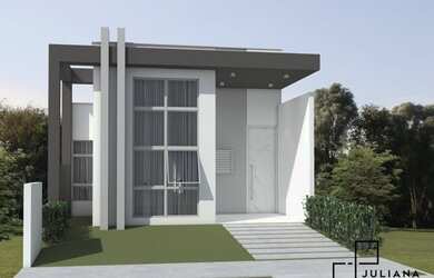 Imagem: A casa em condomínio possui 3 Dormitórios, 2 Banheiros, 2