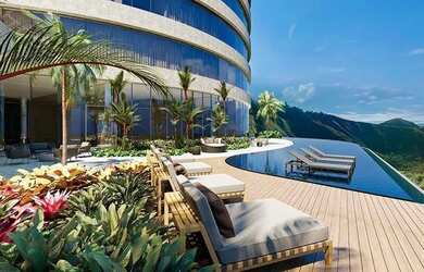 Imagem: O apartamento possui 4 Dormitórios, 5 Banheiros, 5 Vagas na