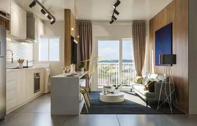 Imagem: O apartamento possui 2 Dormitórios, 2 Banheiros, 1 Vaga na