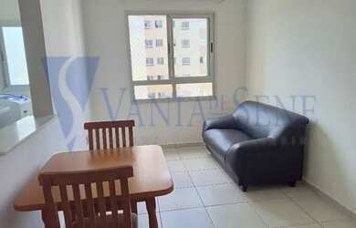 Imagem: O apartamento possui 1 Dormitório, 1 Banheiro, 1 Vaga na garagem