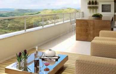 Imagem: O apartamento possui 4 Dormitórios, 2 Banheiros, 2 Vagas na