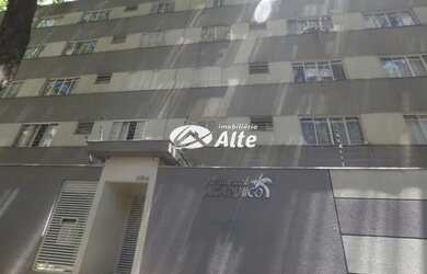 Imagem: O apartamento possui 1 Dormitório, 1 Banheiro, 1 Vaga na garagem