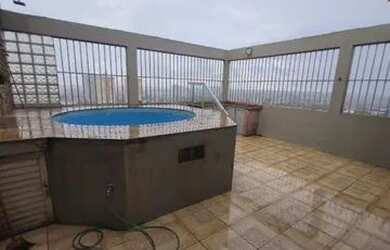 Imagem: O apartamento na cobertura possui 3 Dormitórios, 5 Banheiros