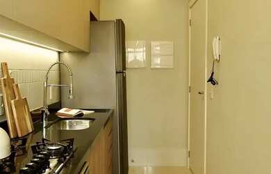 Imagem 7: 2 quartos com suíte. Piscina, Churrasqueira, Imóvel mobiliadoeAr-condicionado