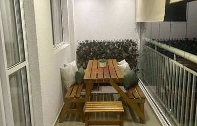 Imagem: O apartamento possui 2 Dormitórios, 1 Banheiro, 2 Vagas na